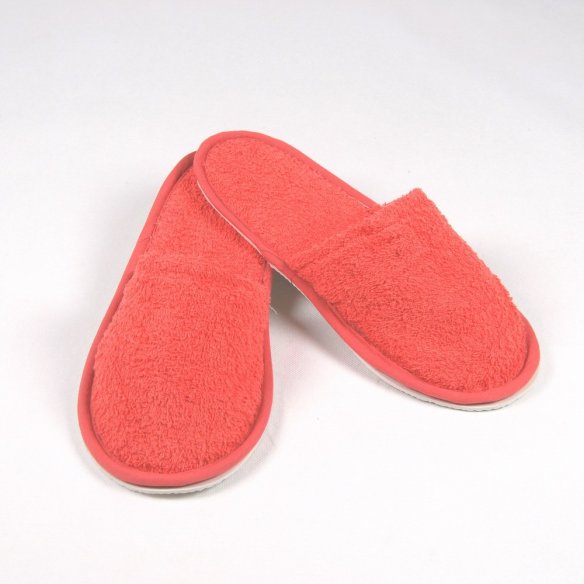 Zapatillas baño coral de rizo algodón 100%