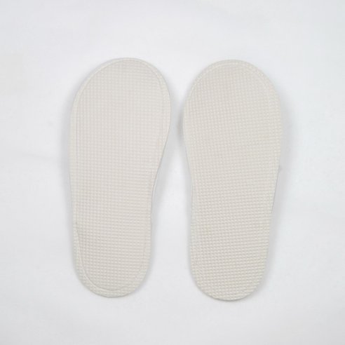 Zapatillas baño naranjas de rizo  algodón 100%