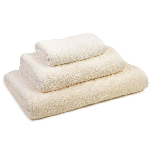 Juego 3 toallas de baño crema EXCLUSIVE algodón 100%