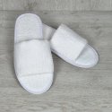 White terry slippers from 100% cotton