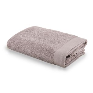 Toalla de rizo para el baño gris Zero Twist algodón 100% extrasuave y ecológico