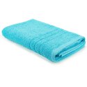Serviette de bain bleu turquoise 100 % cotton