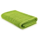 Toalla de rizo para el baño verde lisa de algodón 100%