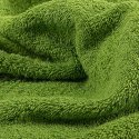 Toalla de rizo para el baño verde lisa de algodón 100%