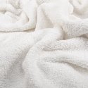 Toalla de rizo para el baño blanca lisa de algodón 100%