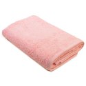 Toalla de rizo para el baño rosa lisa EXCLUSIVE de algodón 100%