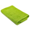 Serviette de bain vert pistache unie 100 % coton
