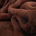 Lot de serviettes chocolat uni 100 % coton