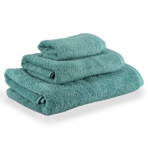 Juego 3 toallas de baño azul tifanny EXCLUSIVE algodón 100%