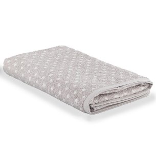 Grey Bath Towel design Dots made from 100% cotton