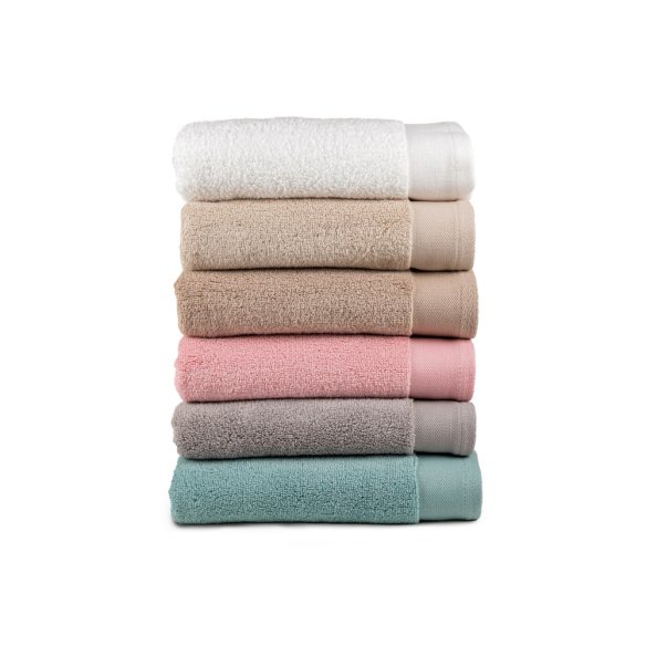 Juego 3 toallas de baño beige algodón 100% extrasuave y ecológico