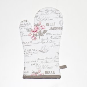 Set de Delantal + Agarrador + Manopla floral 2