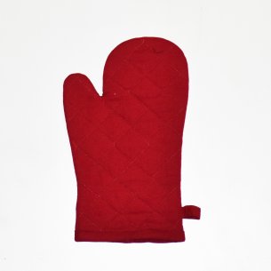 Set de Delantal + Agarrador + Manopla burdeos 2