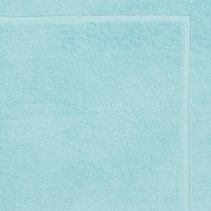 Alfombra de baño azul celadón lisa de algodón 100% 2