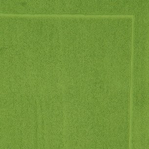 Alfombra de baño verde pistacho lisa de algodón 100% 2
