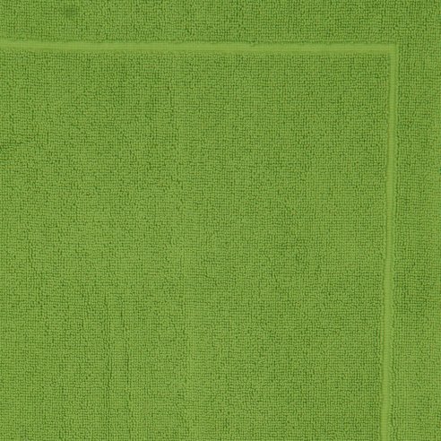 Alfombra de baño verde pistacho lisa de algodón...
