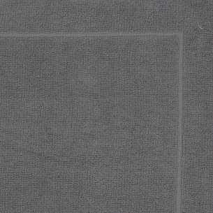 Alfombra de baño gris antracita lisa de algodón 100% 2
