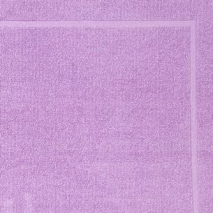 Alfombra de baño malva lisa de algodón 100% 2
