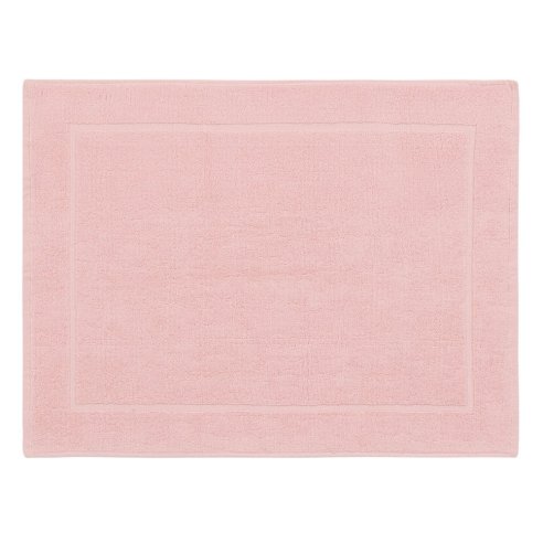 Pink bath mat made from 100% cotton