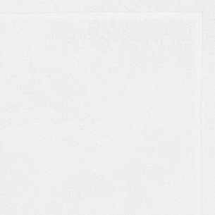 Alfombra de baño blanca lisa de algodón 100% 2