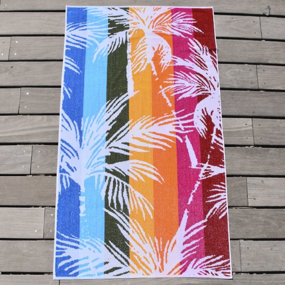 Toalla de playa de terciopelo de algodón 100%