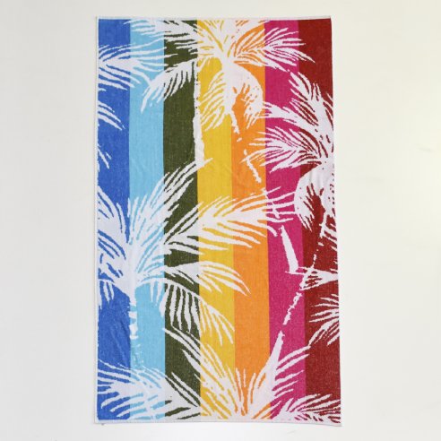 Toalla de playa de terciopelo de algodón 100%