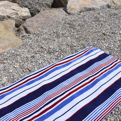 Toalla de playa de terciopelo de algodón 100%