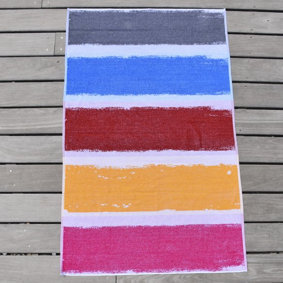 Toalla de playa de terciopelo de algodón 100%