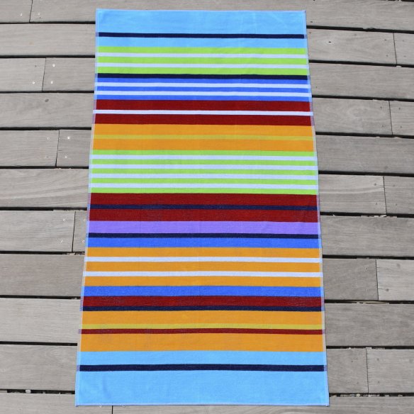 Toalla de playa de terciopelo de algodón 100%