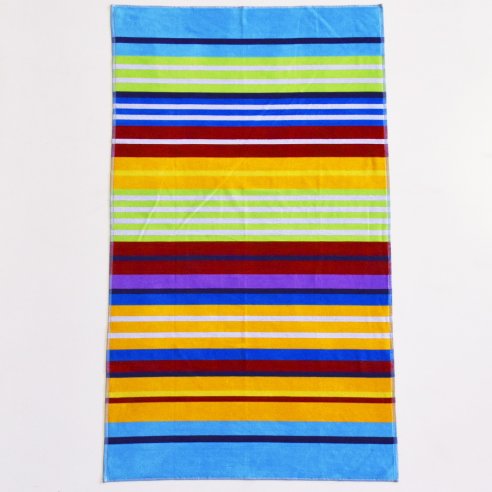 Toalla de playa de terciopelo de algodón 100%