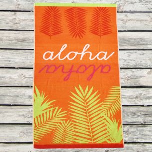 Toalla de playa de terciopelo de algodón 100%