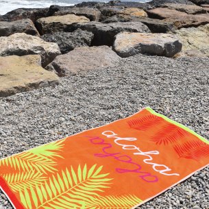 Toalla de playa de terciopelo de algodón 100% 2