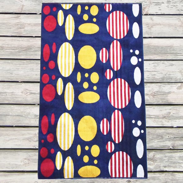 Toalla de playa de terciopelo de algodón 100%