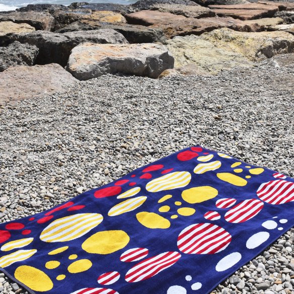 Toalla de playa de terciopelo de algodón 100%