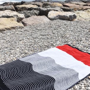 Toalla de playa de terciopelo de algodón 100% 2