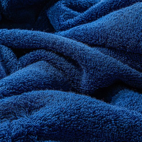 Juego de 4 Toallas "Exclusive" Blanco y Azul...