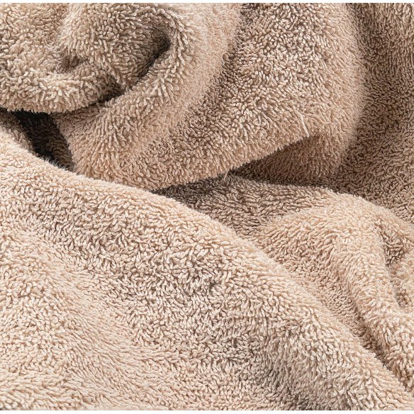 Juego de 4 Toallas "Exclusive" Arena y Azul Celadón 100%