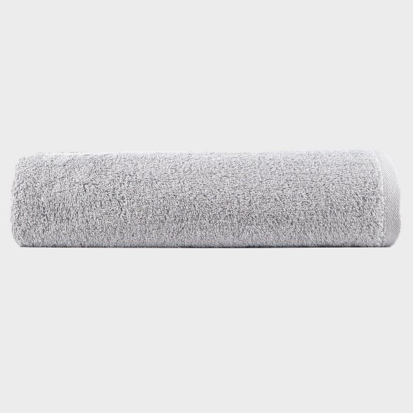 Juego de 4 Toallas "Exclusive" Malva y Gris Plata Algodón 100%