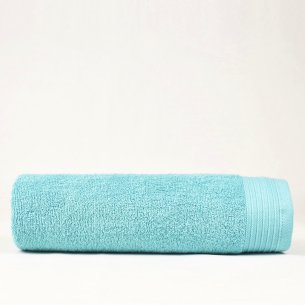 Juego de 4 Toallas Aquamarina y Gris Antracita 100% Algodón 2