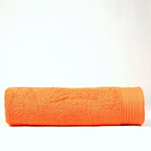 Juego de 4 Toallas Naranja y Verde Pistacho 100% Algodón
