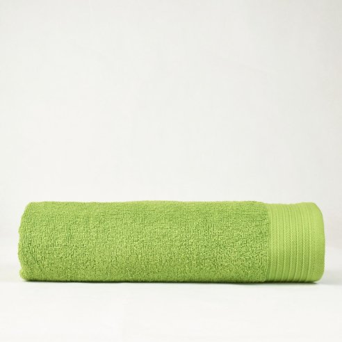 Juego de 4 Toallas Naranja y Verde Pistacho...