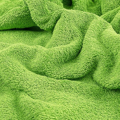 Juego de 4 Toallas Naranja y Verde Pistacho...