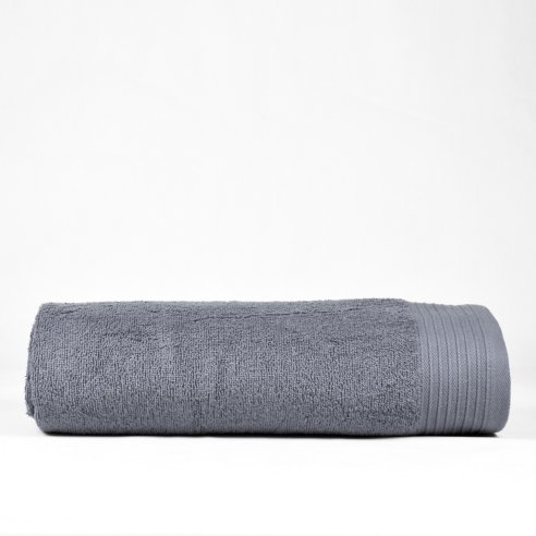 Grey 3 towels set made from 100% cotton