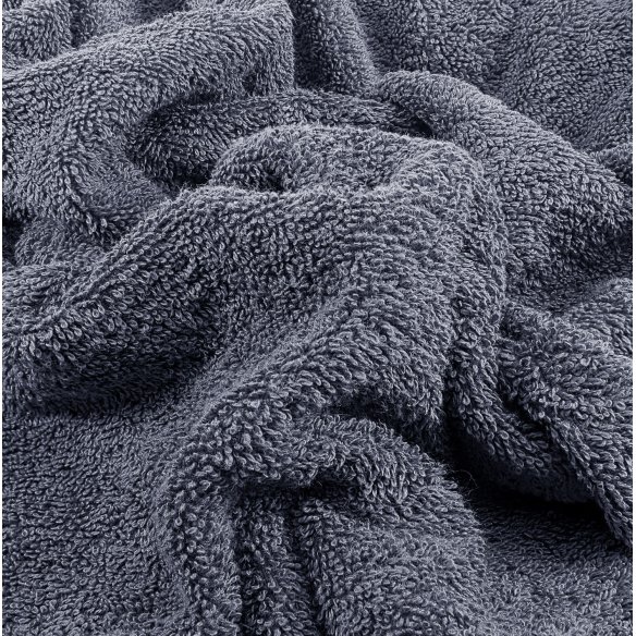 Grey 3 towels set made from 100% cotton