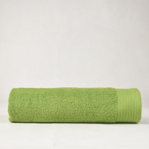 Juego toallas de baño verde Basic de algodón 100%. 2