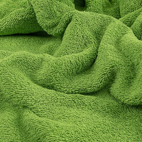 Lot 3 serviettes vert pistache Basic uni 100%...