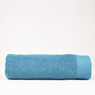 Juego toallas de baño azul Basic de algodón 100%. 2