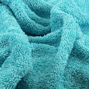 Toalla de baño azul lisa de algodón 100% 2