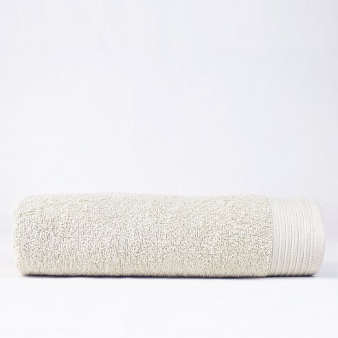 Toalla de baño arena lisa de algodón 100%