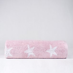 Juego de toallas rosa Stars de algodón 100% 2